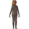 Arshiner Girls Clothes 2 Piece Fall Outfits Slim Long Sleeve Shirt and Leggings Set Kids Thermal Underwear sets(Leopard)
