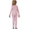 Arshiner Girls Clothes 2 Piece Fall Outfits Slim Long Sleeve Shirt and Leggings Set Kids Thermal Underwear sets(Teddy Pink)