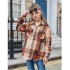 Arshiner Girls Flannel Plaid Jackets Button Down Long Sleeve Shirts Blouses Tops with Pockets Outfits(Khaki Plaid)