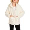 Arshiner Girls Full Zip Fleece Jacket Sherpa Outwear Coat Fall Winter for 4-12Y(Beige)
