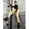 Arshiner Girls Joggers Sweatpants Kids Cargo Loose High Waisted Pants with Pockets 5-16 Years(Beige)