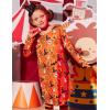 Arshiner Girls Nightgowns Long Sleeve Print Pajamas Nightdress for Kids Soft Sleep Wear Nighties(Orange Halloween)