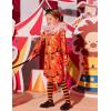 Arshiner Girls Nightgowns Long Sleeve Print Pajamas Nightdress for Kids Soft Sleep Wear Nighties(Orange Halloween)