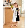 Arshiner Girls Nightgowns Summer Soft Cute Cartoon Print Pajama Sleep Dress for Kids 4-12 Years(Three Cats)