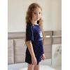 Arshiner Girls Pajama Set 3 Piece Short Sleeve Sleepwear Summer Soft Cute Pjs Outfits(Cat Heart)