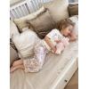 Arshiner Girls Pajama Set 3 Piece Short Sleeve Sleepwear Summer Soft Cute Pjs Outfits(Rainbow Teddy)