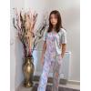 Arshiner Girls Pajama Set 3 Piece Short Sleeve Sleepwear Summer Soft Cute Pjs Outfits(Watercolor)