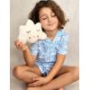 Arshiner Girls Pajamas Sets Short Sleeve Kids Pjs Button Down Sleepwear for 4-13Y(Blue Moon)