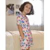 Arshiner Girls Pajamas Sets Short Sleeve Kids Pjs Button Down Sleepwear for 4-13Y(Butterfly Tie-dye)