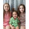 Arshiner Girls Pajamas Sets Short Sleeve Kids Pjs Button Down Sleepwear for 4-13Y(Green Avocado)