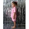 Arshiner Girls Pajamas Sets Short Sleeve Kids Pjs Button Down Sleepwear for 4-13Y(Pink Strawberry)