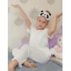 Arshiner Girls Pajamas Soft 2 Piece Pjs Sets Ruffle Short Sleeve Long Pants Sleepwear(White)