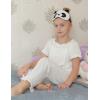 Arshiner Girls Pajamas Soft 2 Piece Pjs Sets Ruffle Short Sleeve Long Pants Sleepwear(White)