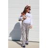 Arshiner Girls Print Flare Leggings Kids Elastic High Waisted Bell Bottoms Yoga Pants with Pockets(Leopard Print)