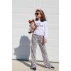 Arshiner Girls Print Flare Leggings Kids Elastic High Waisted Bell Bottoms Yoga Pants with Pockets(Leopard Print)