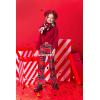 Arshiner Girls Print Flare Leggings Kids Elastic High Waisted Bell Bottoms Yoga Pants with Pockets(Red Black Plaid)