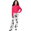 Arshiner Girls Print Flare Leggings Kids Elastic High Waisted Bell Bottoms Yoga Pants with Pockets(Tie Dye-black&white)