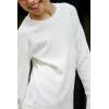 Arshiner Girls Raglan Long Sleeves Shirts Textured Knit Tops for Girls Casual Soft Kids Loose Blouse Tee(White)