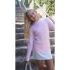 Arshiner Girls Shirts Half Turtleneck Long Sleeve Tops Casual Knitted Slim Fit Pullover Blouse Tee(Pink)