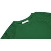 Arshiner Girls Shirts Lace Raglan Long Sleeves Crewneck Casual Soft Kids Blouse Tee Tops(Green)