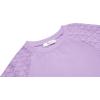 Arshiner Girls Shirts Lace Raglan Long Sleeves Crewneck Casual Soft Kids Blouse Tee Tops(Purple)