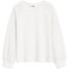 Arshiner Girls Shirts Lace Raglan Long Sleeves Crewneck Casual Soft Kids Blouse Tee Tops(White)