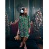 Arshiner Girls’ Sleepwear Long Sleeve Cute Nightgown Nightie Pajama Dress(Green Christmas)