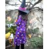 Arshiner Girls’ Sleepwear Long Sleeve Cute Nightgown Nightie Pajama Dress(Purple Halloween)