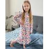 Arshiner Girls’ Sleepwear Long Sleeve Cute Nightgown Nightie Pajama Dress(Tie-dye Butterfly)