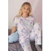 Arshiner Girls’ Sleepwear Short Sleeve Long Pants Pajamas Sets Soft Loungwear for Kids(Tie-dye)