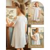 Arshiner Girls Summer Dress Short Sleeve Cold Shoulder Solid Color Swing Casual Dresses with Pockets(A White)