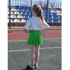 Arshiner Girl’s Tennis Skirts with Shorts Athletic Pleated Skirt Workout Performance Skorts with Pockets for Kids 4-13Y(Green)