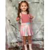 Arshiner Girl’s Tennis Skirts with Shorts Athletic Pleated Skirt Workout Performance Skorts with Pockets for Kids 4-13Y(Tie Dye)