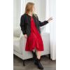 Arshiner Girls Trendy Long Sleeve Ruffle Hem Elastic Waist Cute Elegant Midi Dresses 6-13 Years