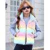 Arshiner Girls Winter Zipper Puffer Vest Lightweight Sleeveless Outwear Puffy Vests for 5-12 Years Old(A-ombre)