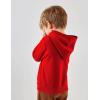 Arshiner Kids Unisex Athletic Red Hooded Sweatshirt Casual Hoodie for Boys and Girls Size 11-12