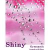 Arshiner Leotards for Girls Gymnastics with Shorts Color Gradient Shiny Diamond Kids Biketard(Pink Butterfly)