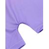 Arshiner Leotards for Girls Gymnastics with Shorts Color Gradient Shiny Diamond Kids Biketard(Pink Purple)