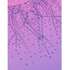 Arshiner Leotards for Girls Gymnastics with Shorts Color Gradient Shiny Diamond Kids Biketard(Pink Purple)