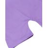 Arshiner Leotards for Girls Gymnastics with Shorts Color Gradient Shiny Diamond Kids Biketard(Shiny Lilac)