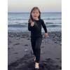 Arshiner Pajamas for Girls Long Sleeve Pants Sets Snug fit 2 Piece Pjs Set Soft Sleepwear(Black)