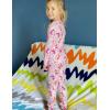Arshiner Pajamas for Girls Long Sleeve Pants Sets Snug fit 2 Piece Pjs Set Soft Sleepwear(Pink Boots)