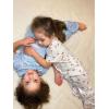 Arshiner Pajamas for Girls Short Sleeve Long Pants Outfit 2 Piece Sleepwear Button Pjs Sets(Cherry)