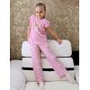 Arshiner Pajamas for Girls Short Sleeve Long Pants Pjs Cute Soft Sleepwear Lounge Sets(Daisy Dog)