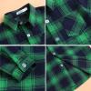 Arshiner Toddler Boys Girls Long Sleeve Plaid Shirt Button-Down Flannel T-Shirt Kids Tops