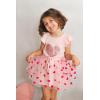 Arshiner Toddler Summer Girls Clothes 2 Piece Ruffle Sleeve Tops and Belt Tutu Skirt Sets Cute Party Dress for Kids(Valentine)