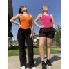 Arshiner Women’s Ballet Tank Leotards Gymnastics Dance Cute Ballerina Adult 80s Leotard Bodysuit(Orange)
