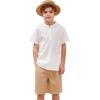 White and Deep Khaki