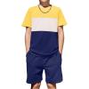 Yellow & White & Navy
