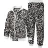 Arshiner Boy’s Active Tracksuits Sets Full Zip Sports Jogging Suits Athletic Running 2 Piece Sweatsuits for 5-13 Years(Leopard Brown)